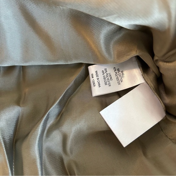 NWT HELSA Oversized Cropped Trench - Chino Khaki - Picture 12 of 14